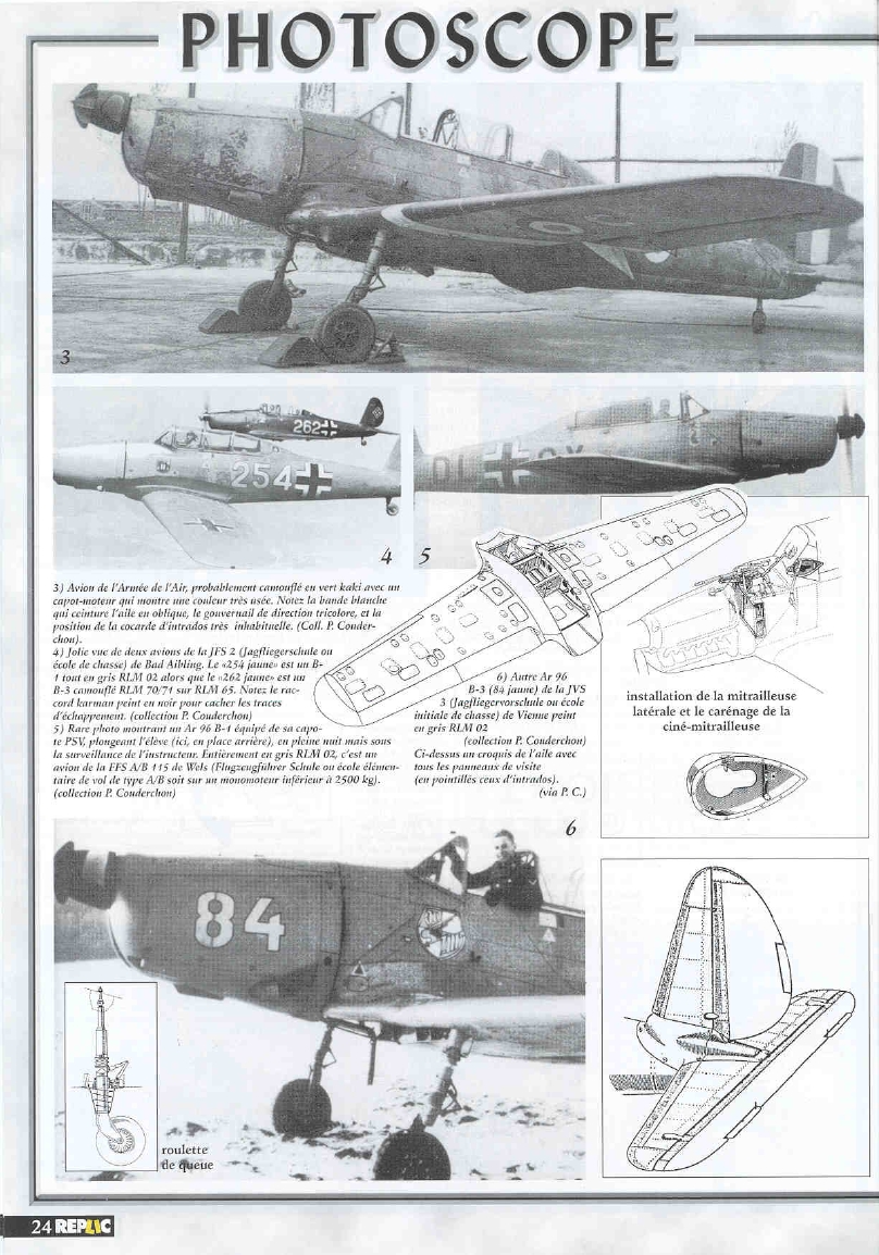 Replic 104 - Bleriot XI,Arado Ar 96